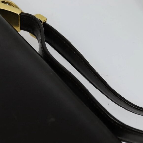 Christian Dior Shoulder Bag Leather Brown Gold - Picture 7 of 16